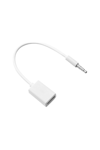 3,5 Mm Erkek Aux Ses Fişi Jakından Usb 2.0 Dişi Dönüştürücü Kablo Kordonu Akıllı Telefon Cep Telefonu İçin Araç Mp3 - Kaiyi