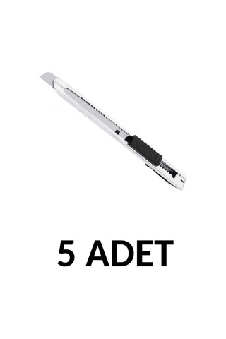 5 Adet Dar Metal Maket Bıçağı -