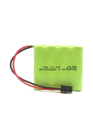Tnl 4.8v 1300mah Siyah Soketli Ni-mh Oyuncak Araba Pili + Usb Şa