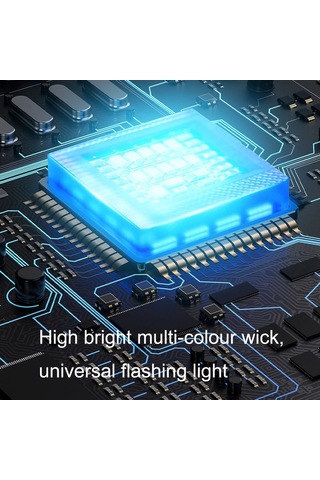 M3 Titreşim Algılama Motosiklet Bisiklet Uçak Patlama Işıkları Seyir Yanıp Sönen Anti-arka Uç Çarpışma Işığı 7 Renk