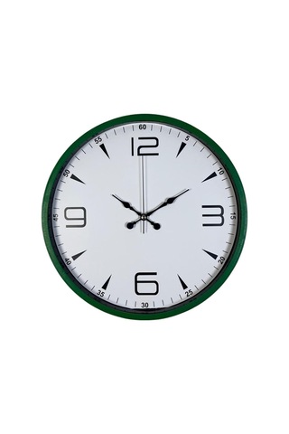 Yeşil Aura 36 Cm Standart Duvar Saati Çok Renkli