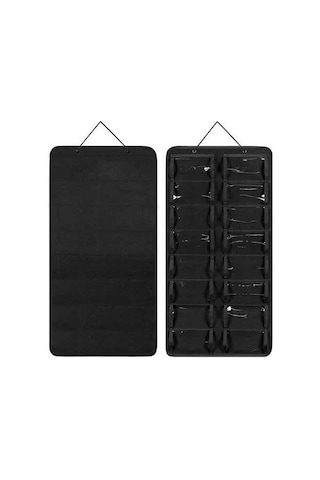 Novahub Pembe Güneş Gözlüğü Organizatörü, Duvar Asılı, 16 Yuva, Metal Kanca İle Tutucu, Dayanıklı, Şeffaf Depolama Pembe