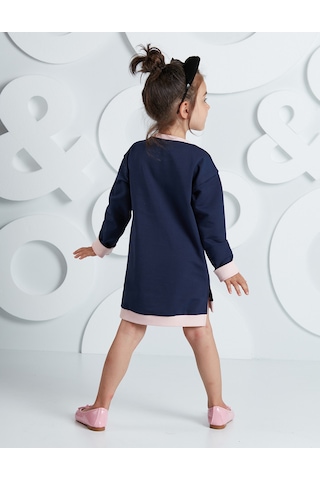 Denokids Mshb&g Kediler Kız Çocuk Elbise Renkli Çok Renkli