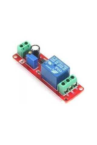 Gözelerelektronik-12V Ne555 Zaman Ayarlı Tekli Röle Modülü