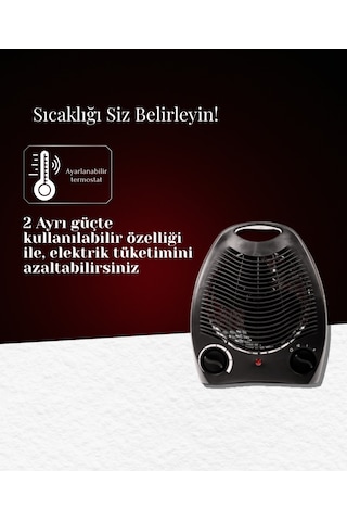 Yumatu Fanlı Isıtıcı 2000w