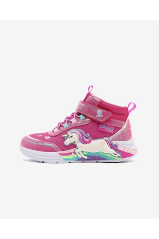 Skechers Unıcorn Chaser Büyük Kız Çocuk Pembe Işıklı Bot 303302l Pkmt Pembe