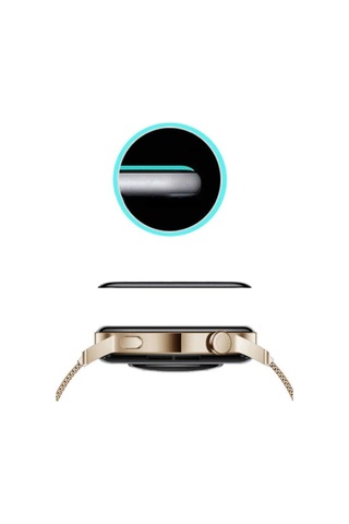 Huawei Watch Gt 3 46mm Uyumlu Saat Ekran Koruyucu Tam Kaplar Ppma Pet Cam