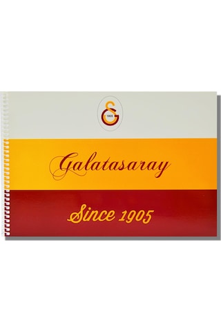 Galatasaray 17x24 15 Yaprak Karton Kapak Spiralli Resim Defteri 463637