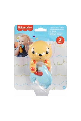 Fisher Price Eğlenceli Dostlar Dişlik ve Çıngırak, Sarı, 0+ Yaş