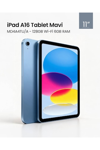 Apple iPad 11. Nesil Wi-Fi 128 GB 11" MD4A4TU/A Tablet