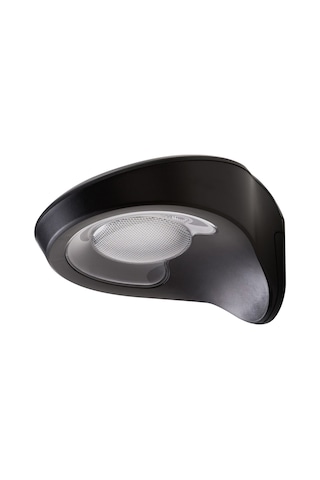 Suofeng Siyah Kasa Güneş Enerjili Radar Sensörlü Ip65 Su Geçirmez Dış Mekan Duvar Lambası - Beyaz Işık Siyah