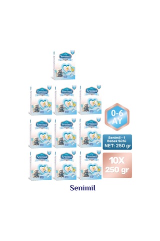 Senımıl 1 Bebek Sütü 250 G 10 Adet