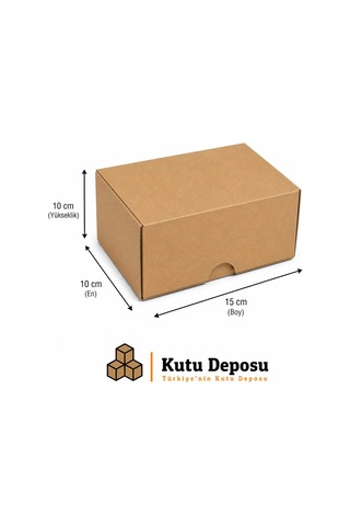 10x15x10 Cm E-ticaret Ve Kargo Kutusu Bardak Ve Mum Kutusu 100 Adet 1 Adet