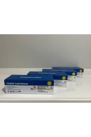 Ak Hp W2211a 207a Chipsiz Mavi Uyumlu Toner 1250 Sayfa