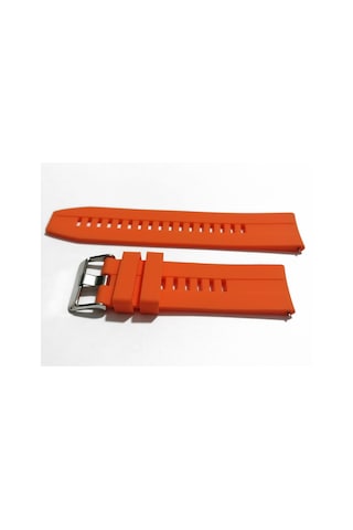 Fado Akıllı Saat Kordonu Akıllı Pimli Silikon 20 Mm 75 Oranj Renk Çok Renkli