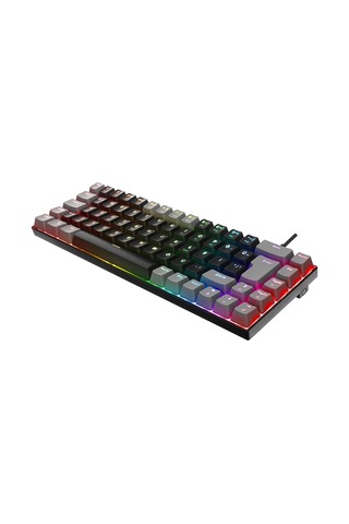 Acer Emachines, Eak68, Siyah/gri, Usb Kablolu, Rgb Backlight, Red Switch, Mekanik, Türkçe Q, 68 Tuşl