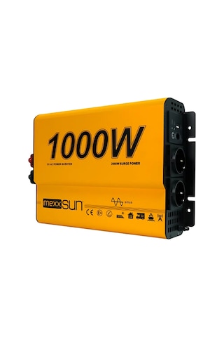 Mexxsun 12 Volt 1000 Watt Tam Sinüs İnverter