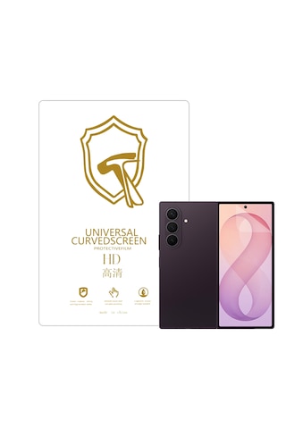 Microcase Samsung Galaxy Uyumlu Z Fold 8 Ultra İle Full Tpu Nano Ön Ekran Koruma Filmi - Ekm101