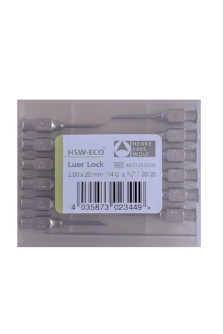 Henke - Enjektör Ucu Çelik 14g X 3/4" 1 Paket 12 Adet Henke - Enjektör Ucu Çelik 14g X 3/4" 1 Paket 12 Adet