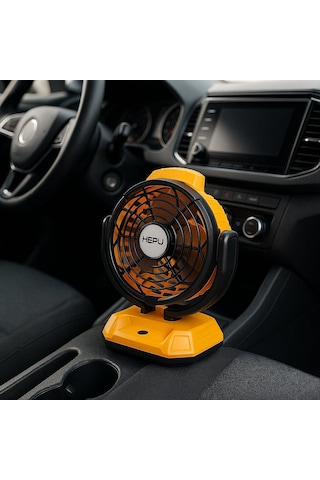 Hepu Hp-f878 8'' 20cm Kablosuz Otomatik Masaüstü Fan 7200mah Yüksek Kapasiteli Batarya