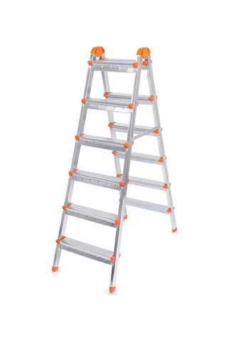 Doğrular Çift Çıkışlı 6+6 Metal Merdiven MCG12506