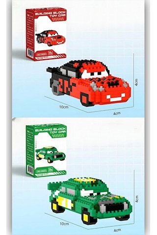 Brıcks Cars Filmi Seti - Şimşek Mcqueen Ve Chick Hicks Yarış Seri