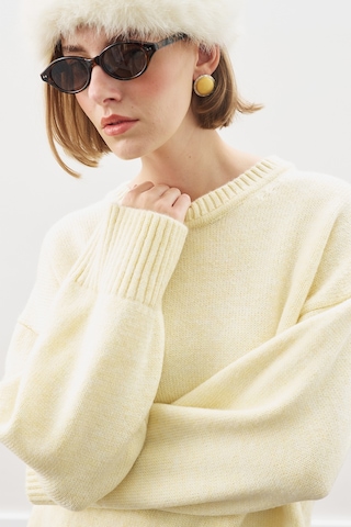 Chunky Oversıze Kazak Sarı Sarı