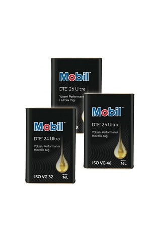 Mobil DTE 24 ISO VG 32 Yüksek Performanslı Hidrolik Yağı 16 L