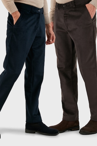 Buratti Normal Bel Regular Fit Düz Paça 2'Li Paket Erkek Kadife Pantolon 645Merlins2 Lacivert-Kahve
