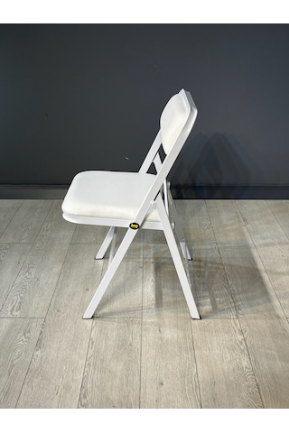 Hey 4'lü Katlanır Kamp Sandalyesi Piknik Sandalyesi Beyaz