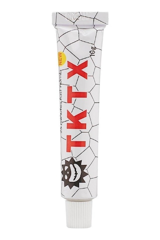 White TKTX 40% Fast Numbing Cream Dövme Vücut Kremi 10 G