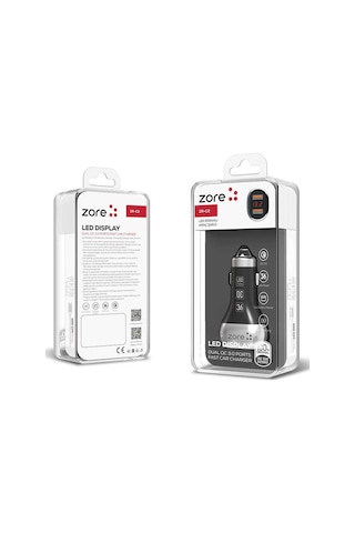 Zore Zr-C2 Micro 2 in 1 Araç Şarj Seti