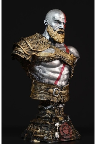 God Of War Kratos Büst, God Of War Ragnarök Kratos