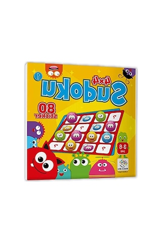 Stickerli Sudoku Seti - 3-6 Yaş Dikkat Geliştirici Oyun Abanoz