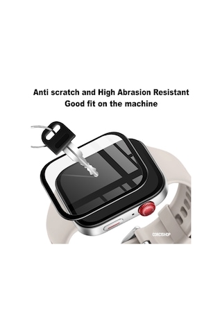 Watch Ultra 2 49mm Uyumlu Flexible Glass Premium Nano Akıllı Saat Ekran Koruyucu Uyumlu