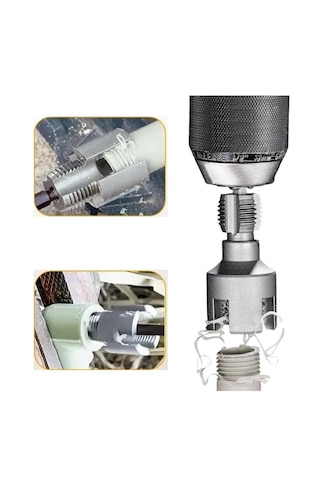 Pvc Pprc Boru İç Ve Dış Diş Açma Aparatı 20/25 Mm 2 Li Set