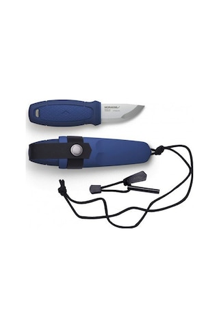 Morakniv Eldris Mavi -Mora Kamp Bıçak- Ateş Başlatıcı Bulunan Kit ile Mavi