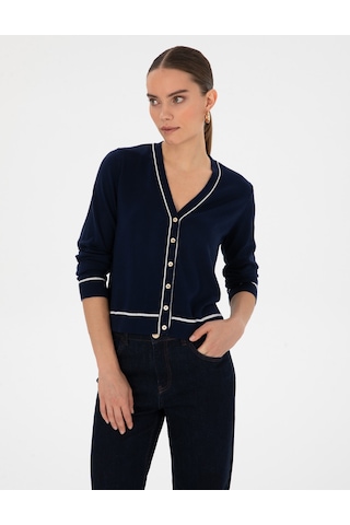 Pierre Cardin Kadın Lacivert Hırka Triko 50316344-vr033 Lacivert