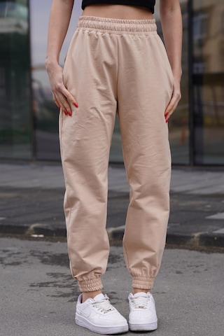 Madmext Bej Comfort Fit Basic Eşofman Altı Mg1635-bej Bej
