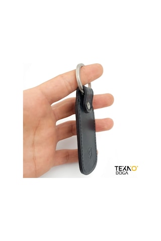 Victorinox 4.1853 Deri Anahtarlık Siyah