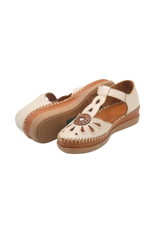 Kadın Comfort Deri Sandalet Bej 18793505y Bej