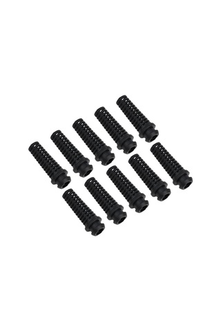 100 Adet - 6.0mm İç Çaplı Sr Kablo Koruyucu Siyah Spiral Tip Kablo Kelepçesi