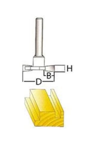 Kohertz Freze Bıçağı No 31-B 3 Bıçaklı Stand Kanal Açma Bıçağı