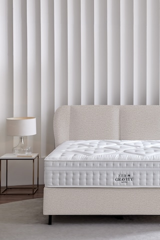 Yataş Marlin 3'lü Yatak, Baza, Başlık Set - Krem 160x200 Cm