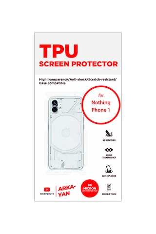 Nothing Phone 1 Arka Ve Yan Kaplama Koruyucu Hd Film