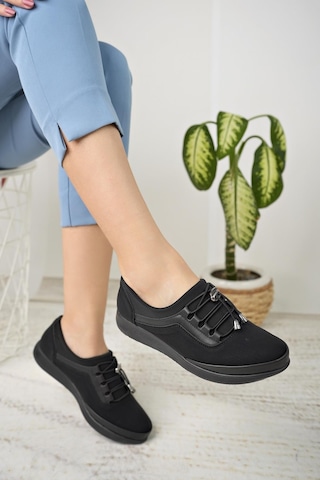 Nesil Shoes Sdf 702 Siyah Kot Anatomik Kadın Ayakkabı-siyah Kot Kot Rengi - Siyah