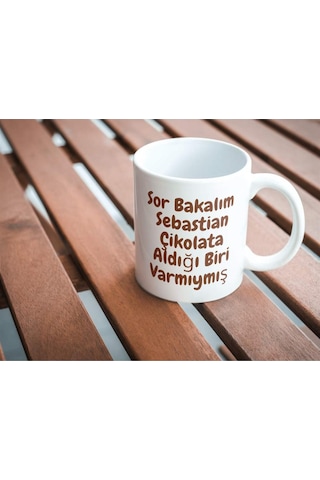 Kişiye Özel Çikolata Tasarımlı Bardak Kupa 2795
