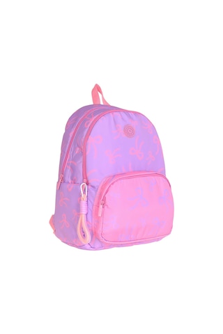 Kaukko Bow Sırt Çantası Lilac-pink K1879