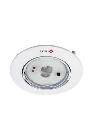 Arsel Starlux STA-101 Sıva Altı Acil Aydınlatma Armatürü Kesintid Beyaz