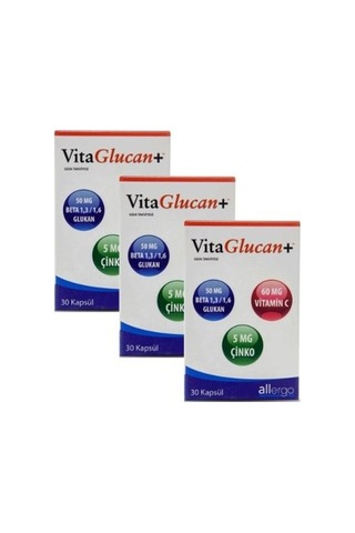 Vitaglucan Betaglucan 30 Kapsül 3 Adet